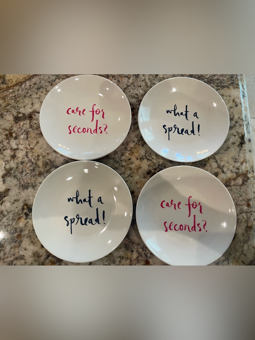 Kate Spade Tidbit plates.   Melamine.